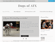 Tablet Screenshot of dogsofatx.com